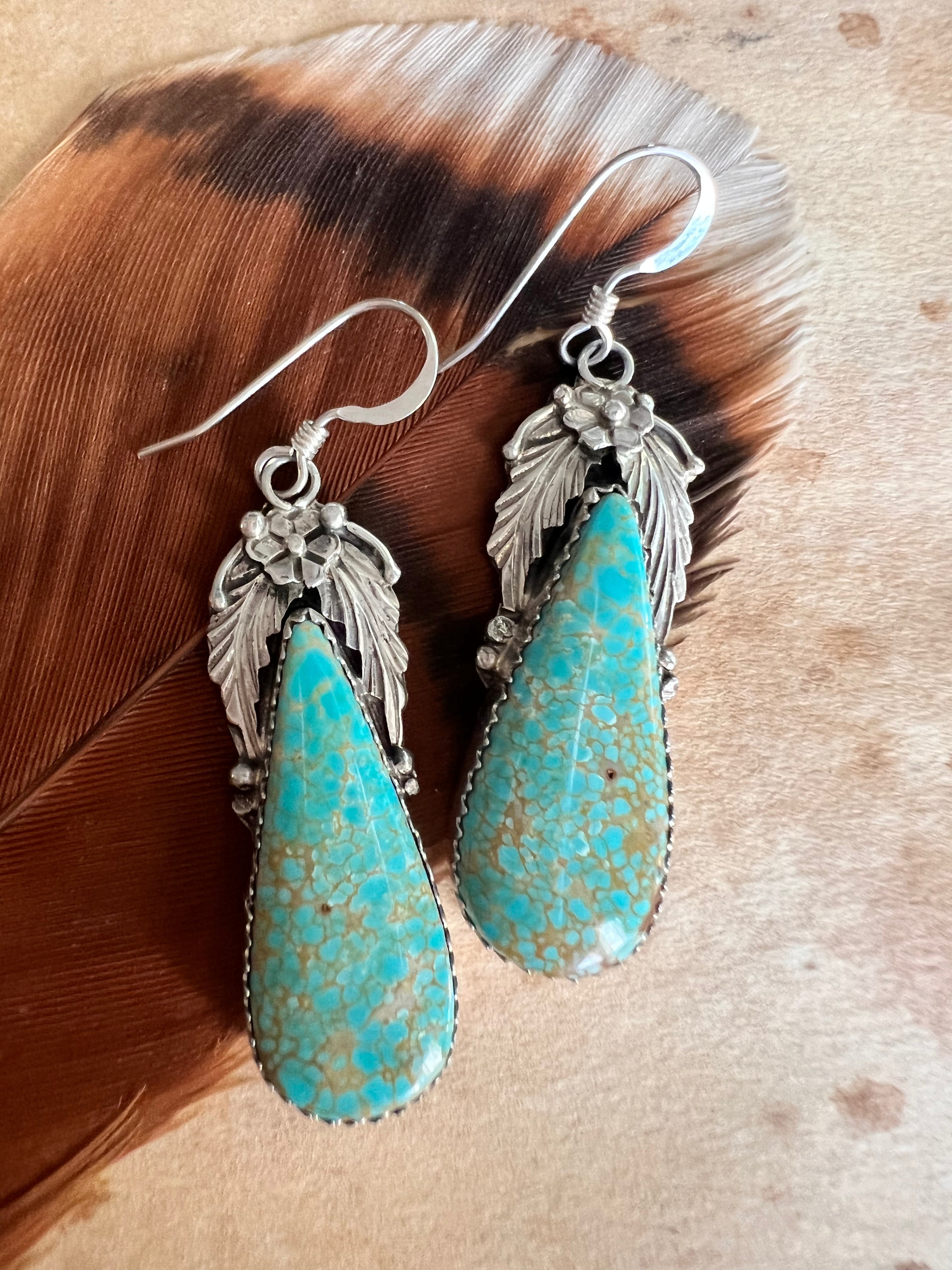 Kingman Feather Earring