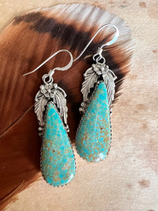 Kingman Feather Earring