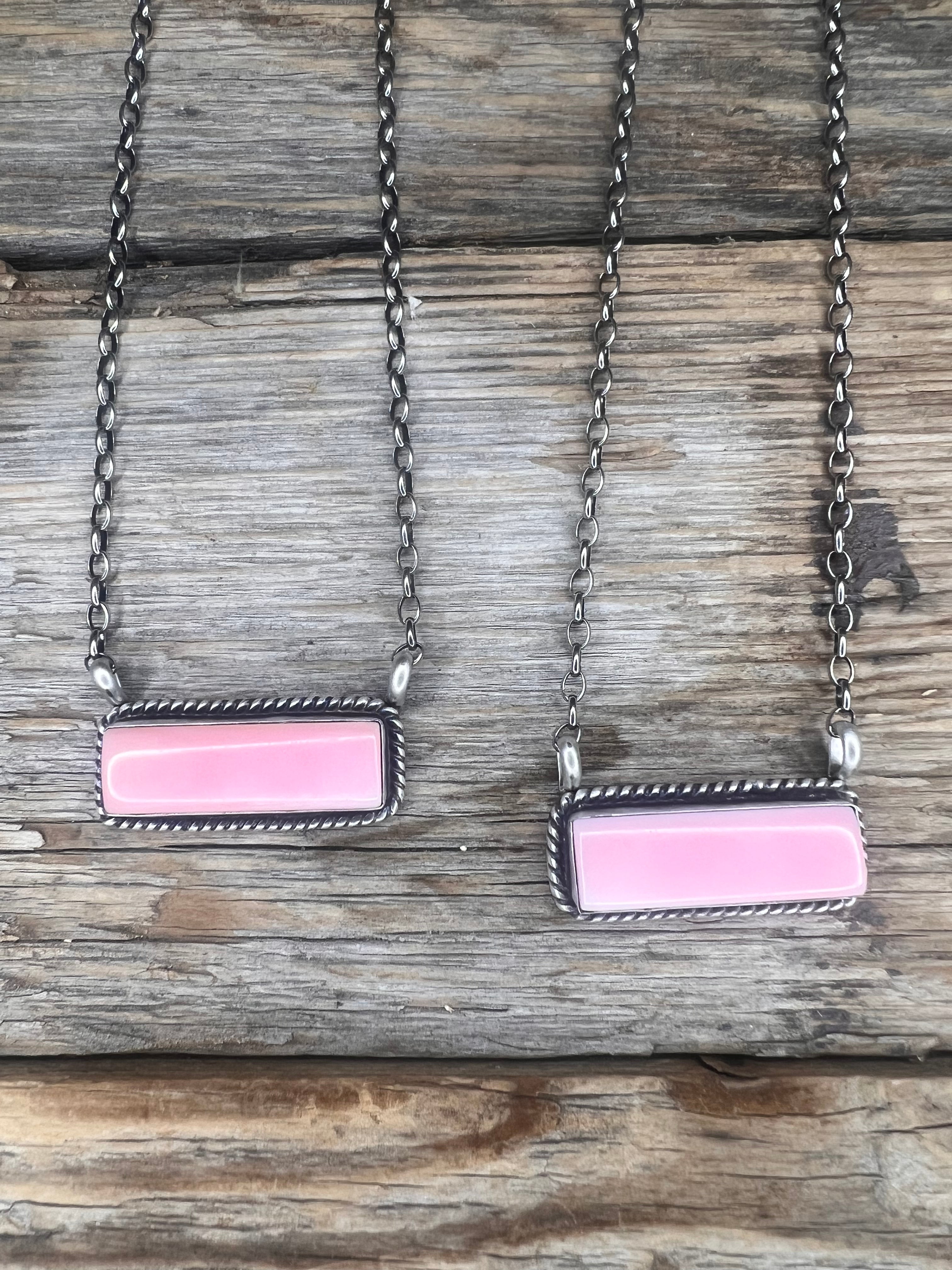 Cotton Candy Bar Necklace