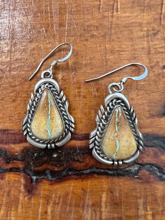 Ribbon Boulder Earrings