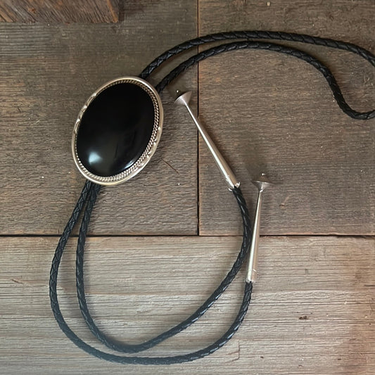 Black Onyx Bolo Tie