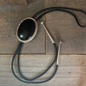 Black Onyx Bolo Tie