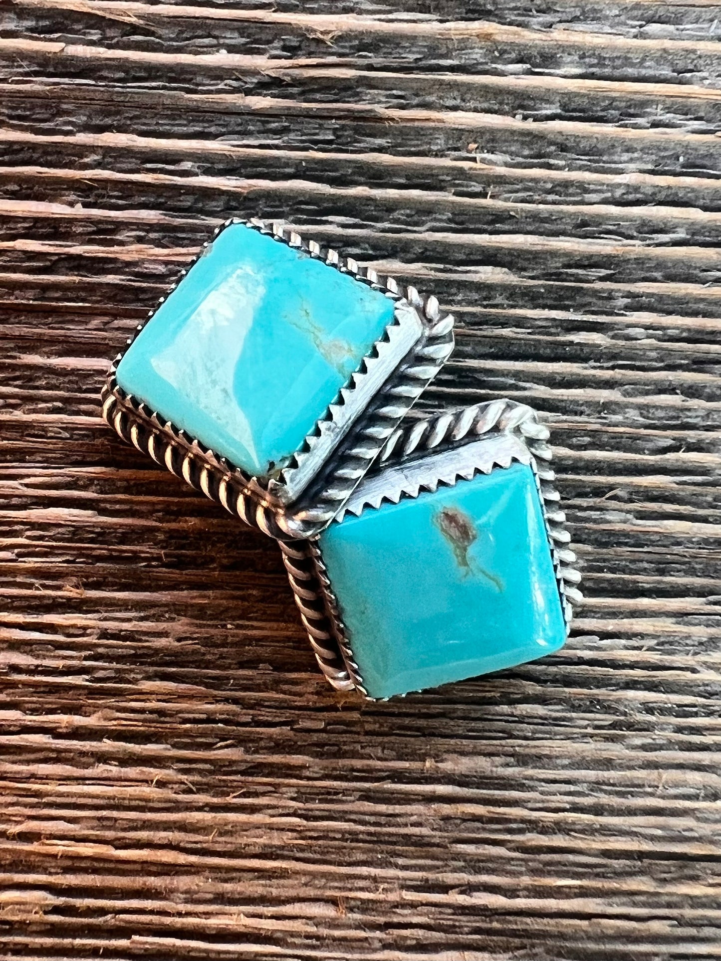 Square Stone Earrings