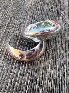 Thick Sterling Hoops