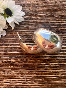 Thick Sterling Hoops