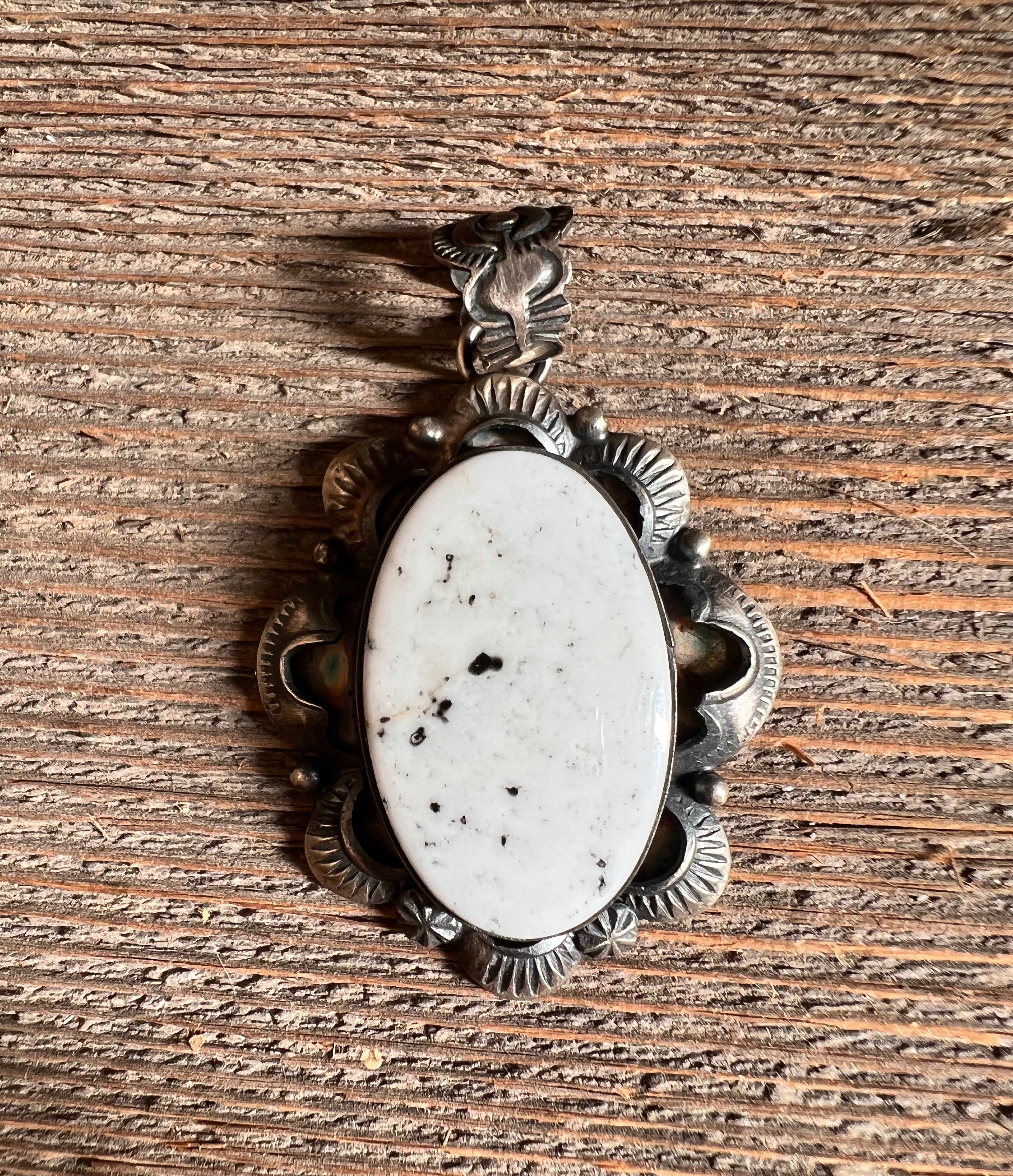 Old Style  White Pendant